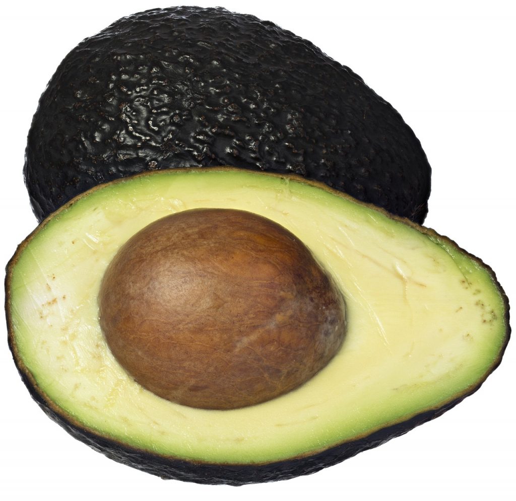 avocado, sliced avocado, slice